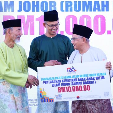 Sumbangan Kepada 10 Pertubuhan Kebajikan Anak Yatim Negeri Johor