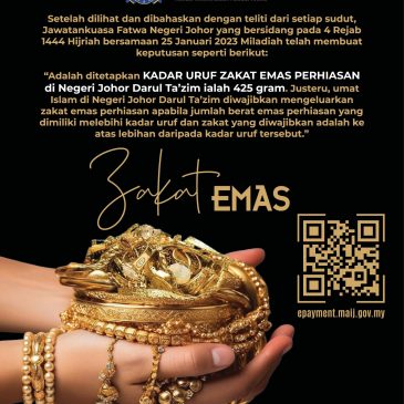 Kewajipan Zakat Emas Perhiasan