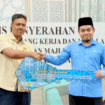 Pejabat MAINJ Daerah Segamat mula beroperasi sepenuhnya