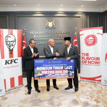 MAINJ menyumbang RM200,000 kepada Tabung Pengurusan Bencana Negeri Johor