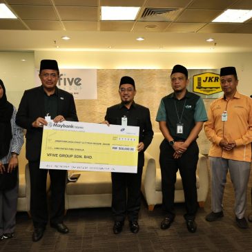 Majlis Penyerahan Zakat Perniagaan Vfive Group Sdn. Bhd.