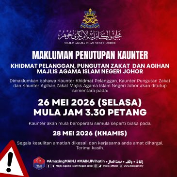 MAKLUMAN PENUTUPAN KAUNTER