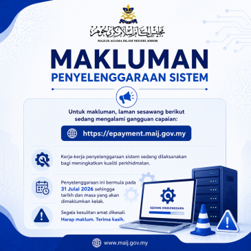 MAKLUMAN KERJA-KERJA PENYELENGGARAAN SISTEM