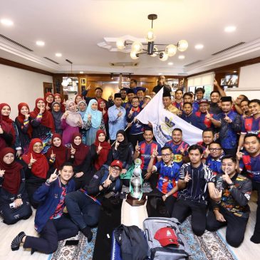 MAJLIS PENYERAHAN BENDERA MAINJ SEMPENA KEJOHANAN SUKAN AMZ BERKAT CUP 2026