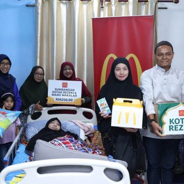WAKALAH ZAKAT MAINJ: McDONALD’S SANTUNI LIMA KELUARGA DI BANDAR BARU UDA