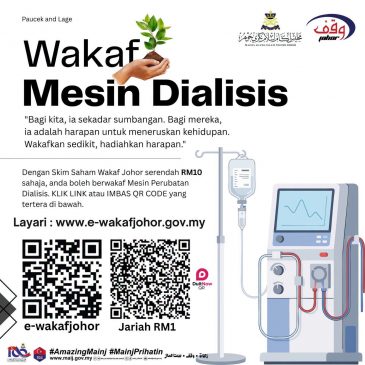 WAKAF MESIN HEMODIALISIS | SEDEKAH JARIAH PENYAMBUNG HARAPAN